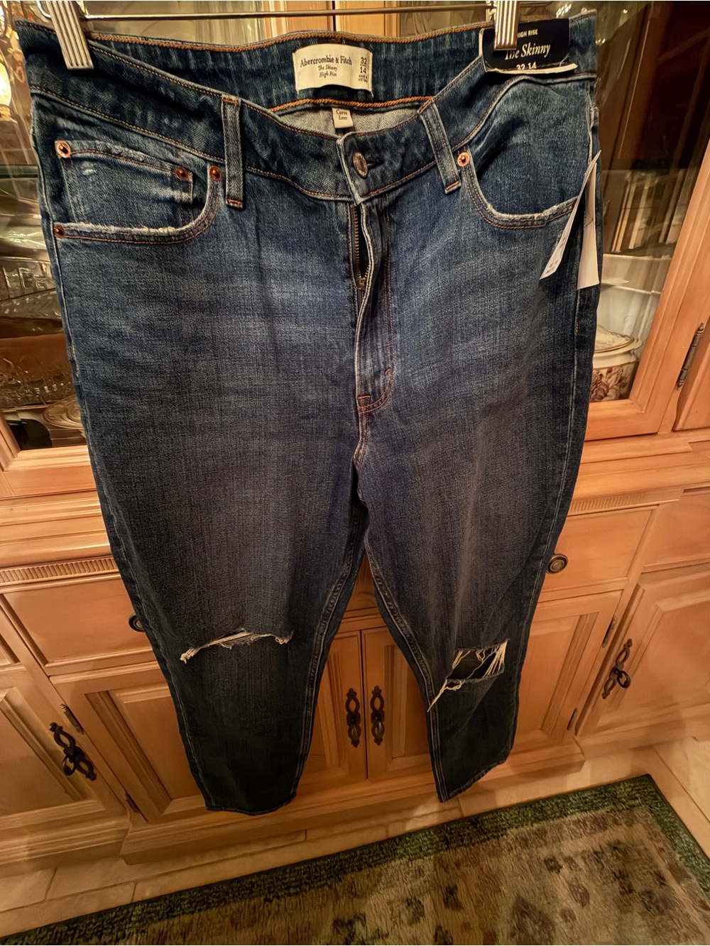 Abercrombie “The Skinny” Jean - Size 14/32 - medium wash.
